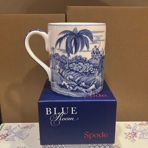 NIB Spode Blue Room - 16oz Indian Sporting Mug